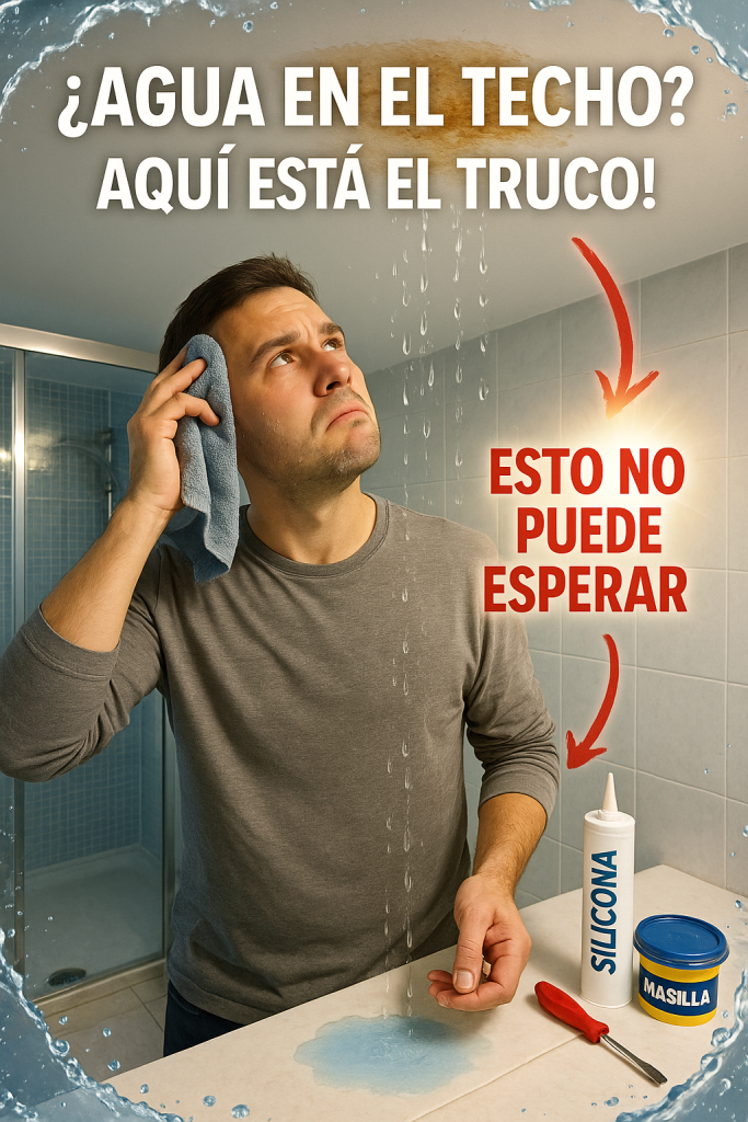 Cómo reparar cuando me cae agua del techo del baño guía práctica con imágenes