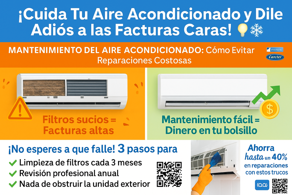Mantenimiento del Aire Acondicionado Cómo Evitar Reparaciones Costosas