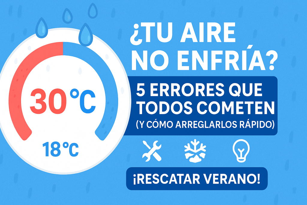 ¿Tu Aire Acondicionado No Enfría Causas Comunes y Soluciones Prácticas