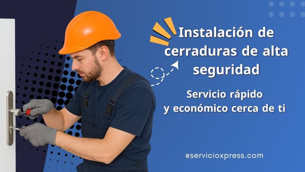 Instalación de cerraduras de alta seguridad