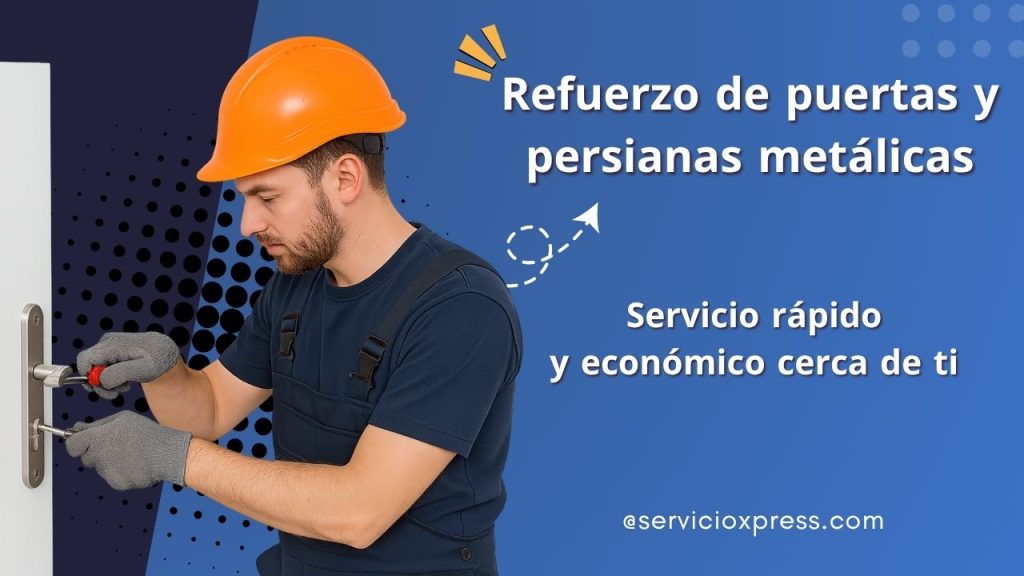 Refuerzo de puertas y persianas metálicas
